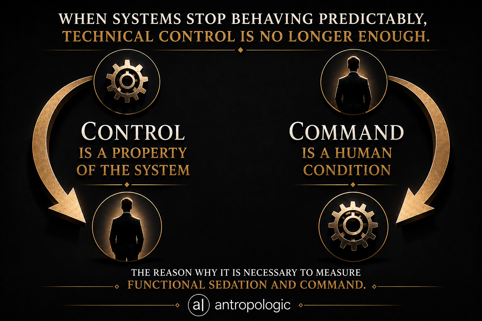 Control is a property of the system. Command is a human condition.